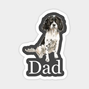English Springer Spaniel Dog Dad, Dog Dad, Dog Daddy, Gift from the Dog, Dog Dad Gift, Dog Dad Present, Dog Daddy Present, Gift for Dog Dad, Present from the Dog Magnet
