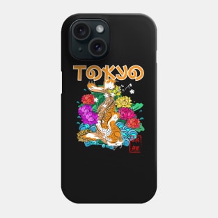 Koi Fish Japan Style.Japan traditional and couture. Phone Case