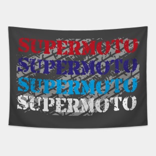 supermoto lettering fullcolor Tapestry