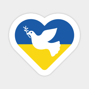 Ukraine peace dove Magnet