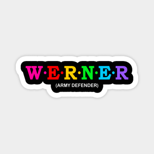 Werner - Army Defender Magnet