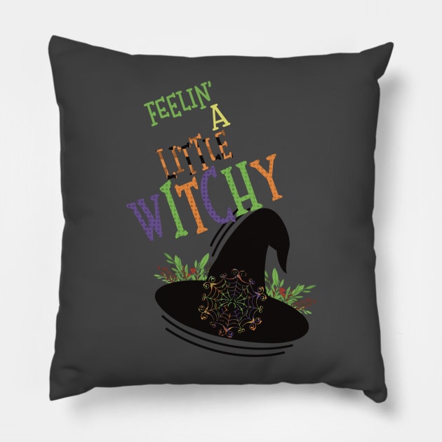 Feeling a little witchy Pillow by LHaynes2020