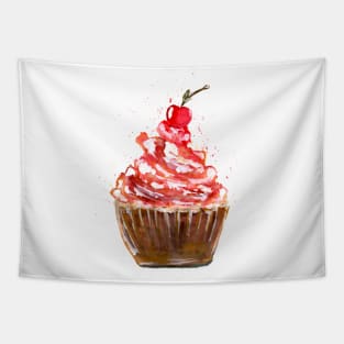 Cherry Cupcake Tapestry