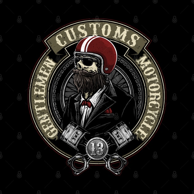 gentlemen customs motorcycle by yuystore