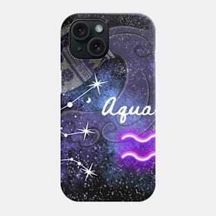 Aquarius Water Bearer Zodiac Sign Astrology Phone Case