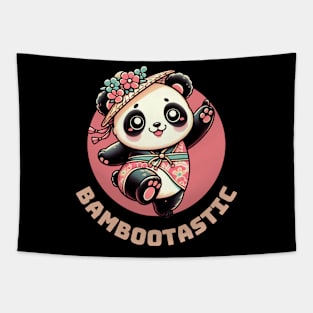 Dancing panda Tapestry