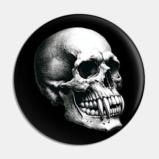 Vampire Skull Pin