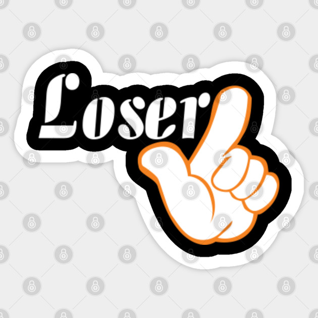 Loser Hand Gesture TShirt - Gesture - Sticker | TeePublic