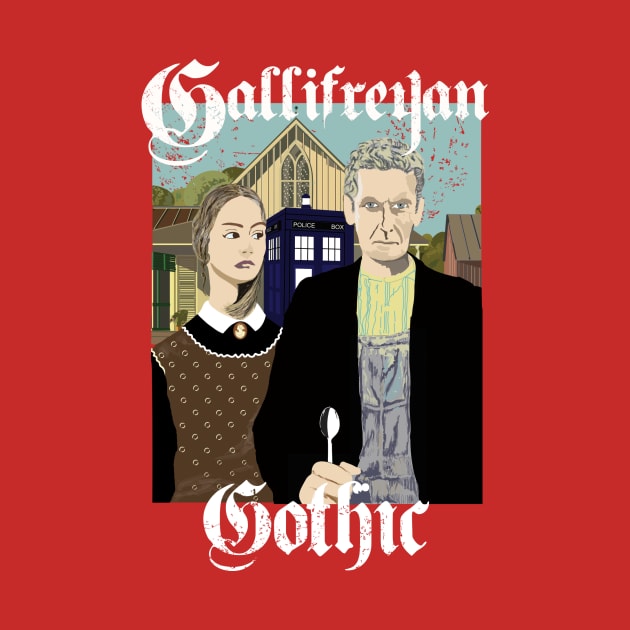 GALLIFREYAN GOTHIC by KARMADESIGNER T-SHIRT SHOP