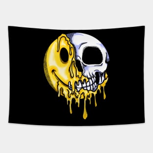 SKULL SMILEY Tapestry