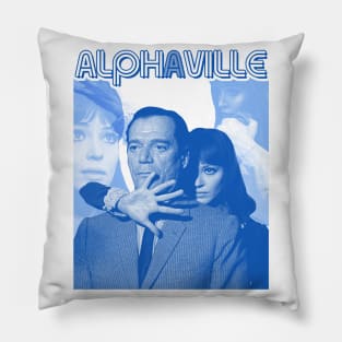 ALPHAVILLE // Retro 60s New Wave Sci Fi Noir Pillow