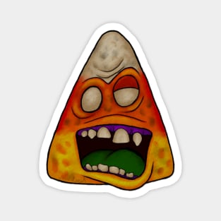 Creepy Candy Corn Magnet