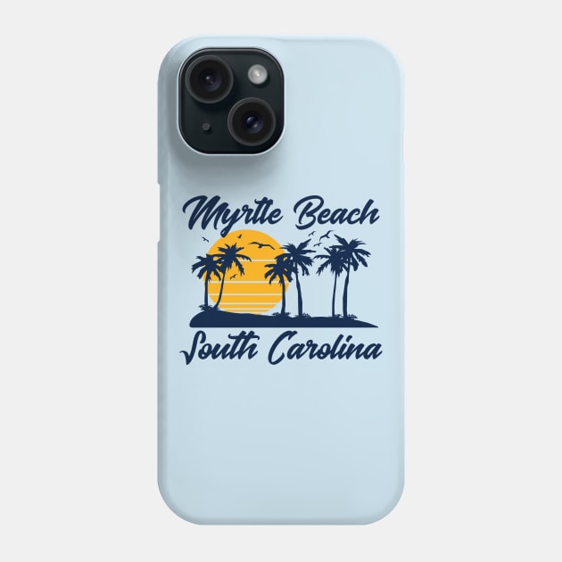 Myrtle Beach South Carolina Phone Case by DetourShirts