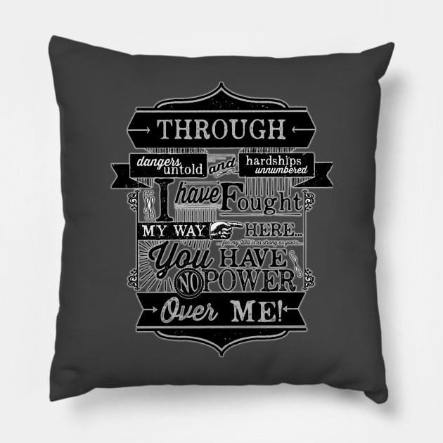 Labyrinth Words Pillow by Specialstace83