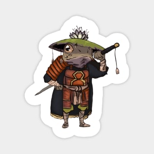 Samurai warrior frog japan Magnet