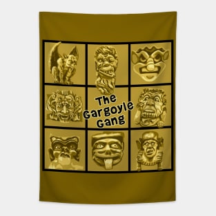 The Golden Gargoyle Gang Tapestry