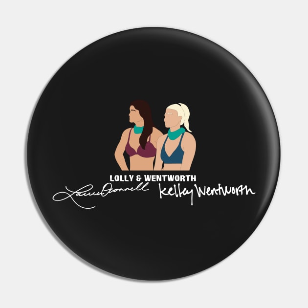Lolly & Wentworth Graphic 1 Signature Crew neck (white lettering) Pin by katietedesco