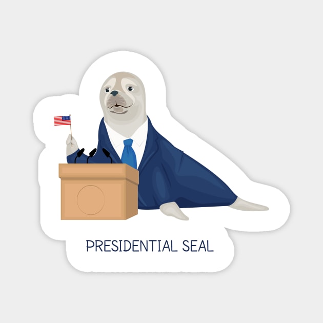 Presidential Seal Magnet by itsaulart