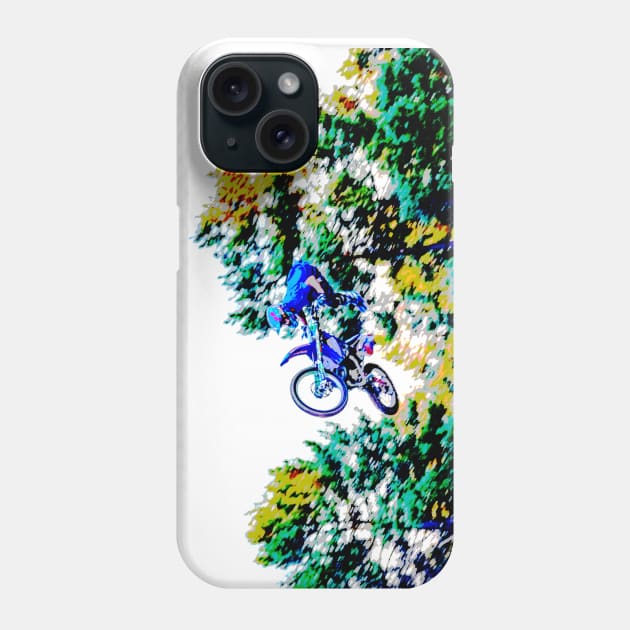 motocross freestyle Phone Case by rickylabellevie