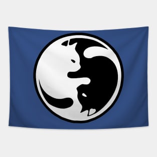 Kitty YinYang Tapestry