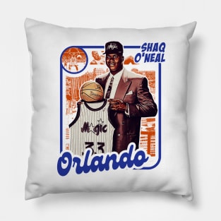 Shaq Oneal // Retro 80s Style Pillow