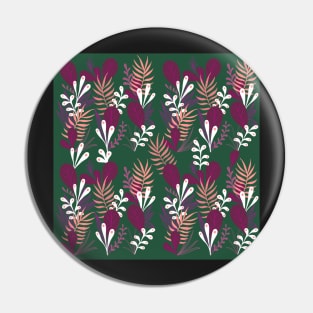 Green leaves Pin