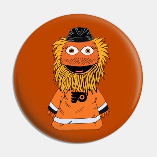 Gritty The Mascot! Pin