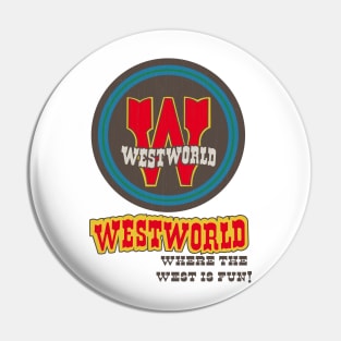 Vintage Westworld Western Village Las Vegas Pin