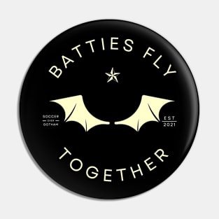 Batties Fly Together Pin