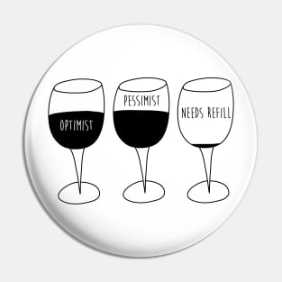 Wine Glasses Pin