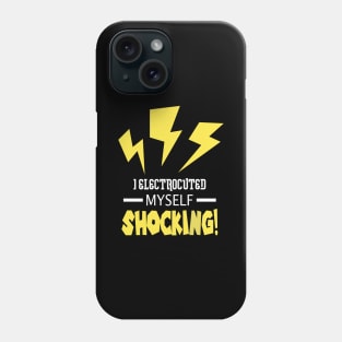 Funny Electrician Pun Engineer Gift Idea Puns Meme Phone Case