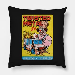 Twisted Metal Bubble Gum card fan art Pillow