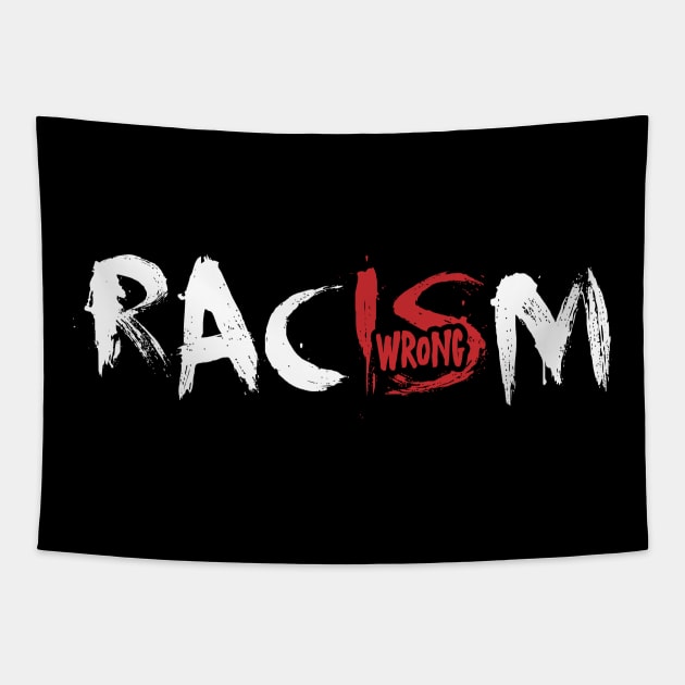 Racism is Wrong Tapestry by Insomnia_Project