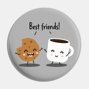 Coffee + Cookies = BFF Pin