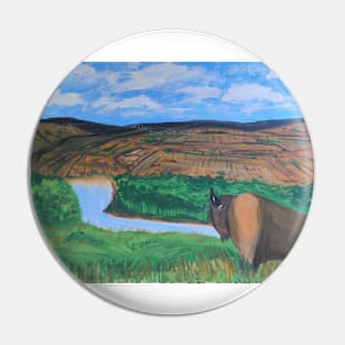 Bison on the Range Pin