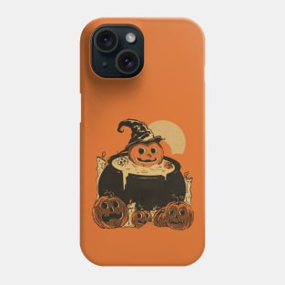 Vintage Pumpkin Witches Brew Phone Case