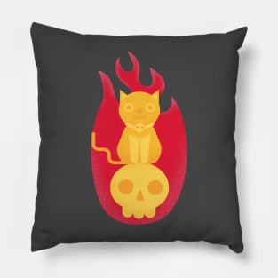 Evil cat. Pillow