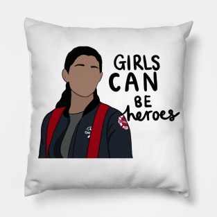 Stella Kidd Girls Can Be Heroes Pillow