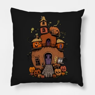 Pumpkin House Pillow