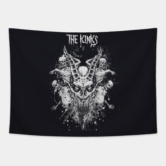 Dragon Skull Play Kin Tapestry by Teropong Kota