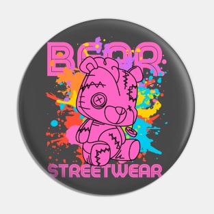 Bear Streetwear Pin