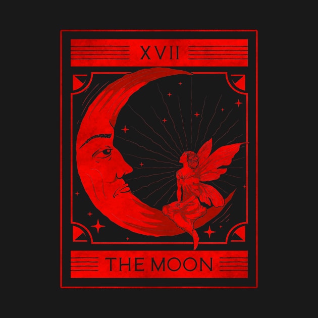 Fairycore Aesthetic Tarot Card The Moon Fairy by Alex21