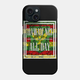 HNAD Floral Kanaka Maoli Flag by Hawaii Nei All Day Phone Case