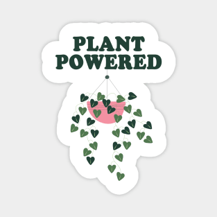Plant Powered Hanging Planters Houseplant Magnet