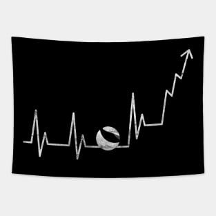 Heartbeat LUNC to the moon Distressed Tapestry