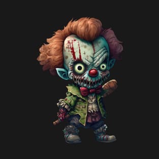 Chibi Zombie Clown Surprise T-Shirt