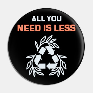 All You Need Is Less Design Pin