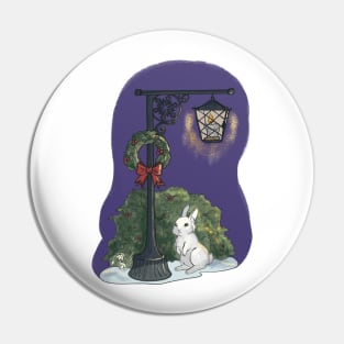 Winter lantern Pin