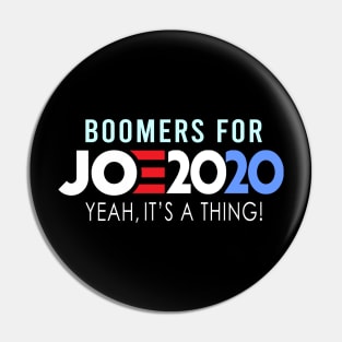 Boomers for Joe Biden 2020 Pin