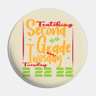 Teaching second grade on twosday Feb 22 22 Pin